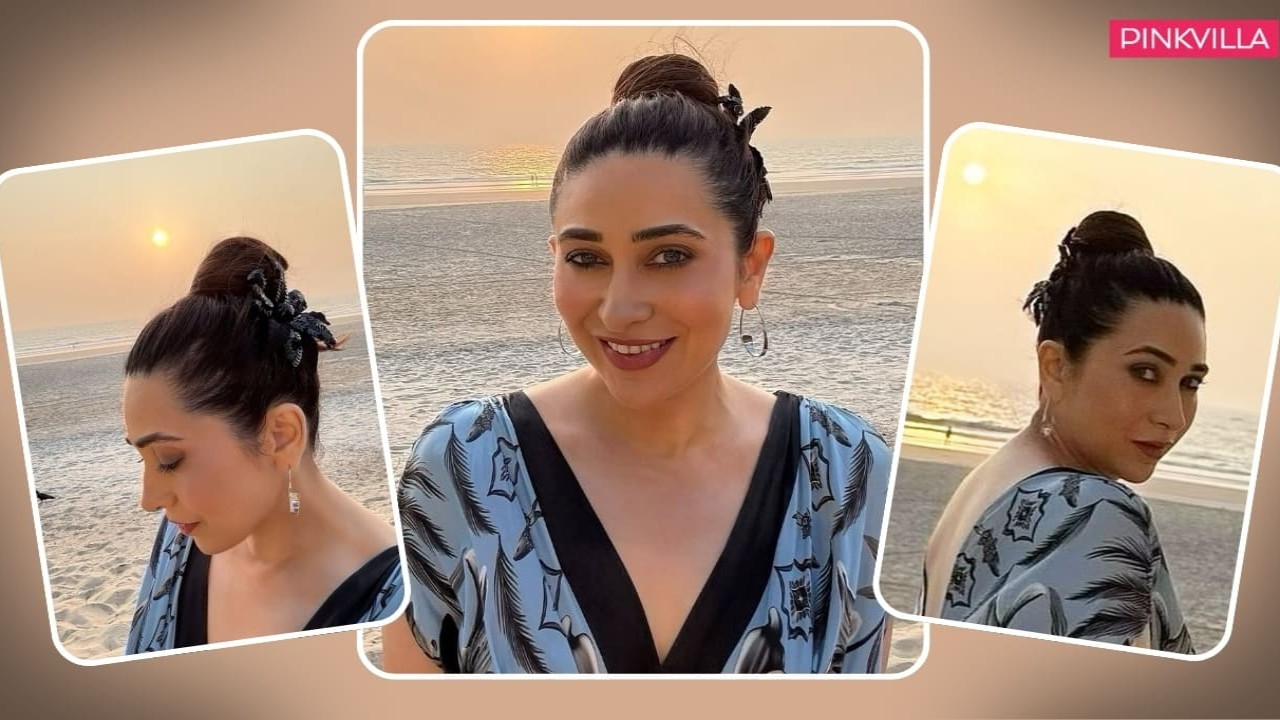 Karisma Kapoor soaks in every breath of fresh air in a kaftan dress worth Rs 24,900