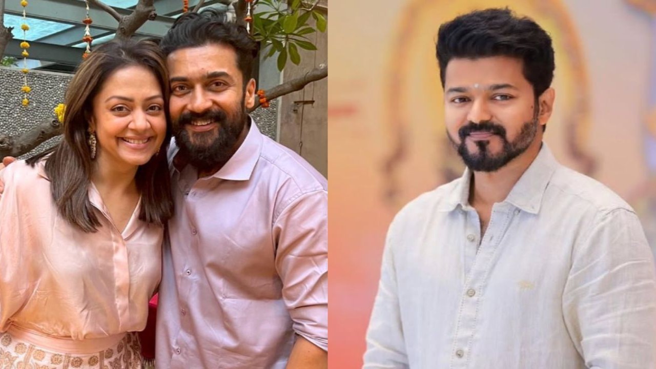 Jyotika REACTS to fan’s claim that Thalapathy Vijay ‘is better than’ her husband Suriya