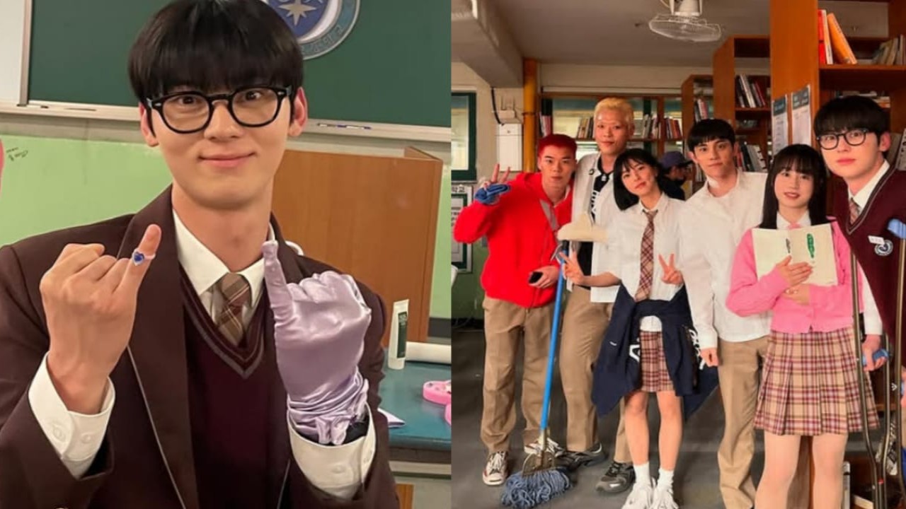 Hwang Min Hyun with Study group cast: Courtesy of Hwang Min Hyun Instagram