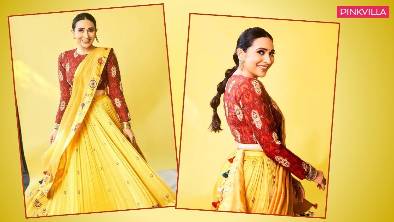 Karisma Kapoor revives Sapna from Hum Saath Saath Hain, flaunts yellow lehenga