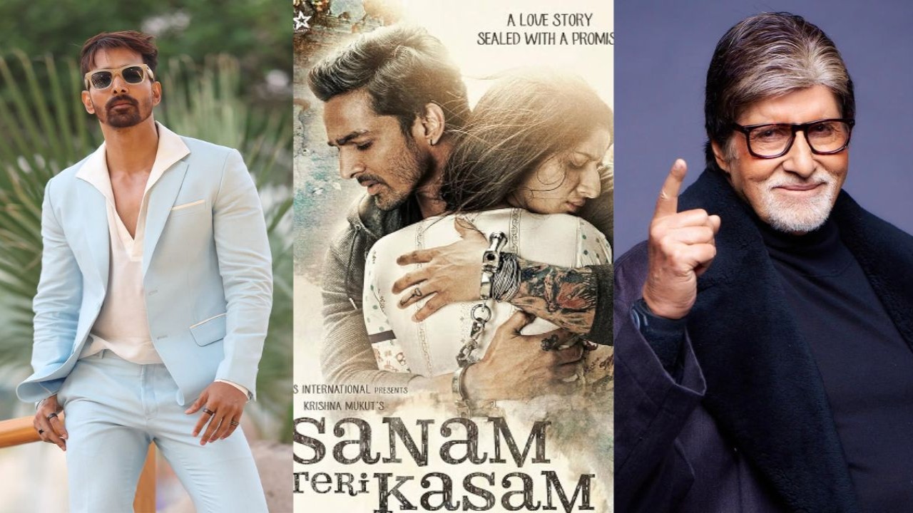 Sanam Teri Kasam re-release: Harshvardhan Rane overjoyed as Amitabh Bachchan sends good wishes; ‘First GOD noticed, and now…’