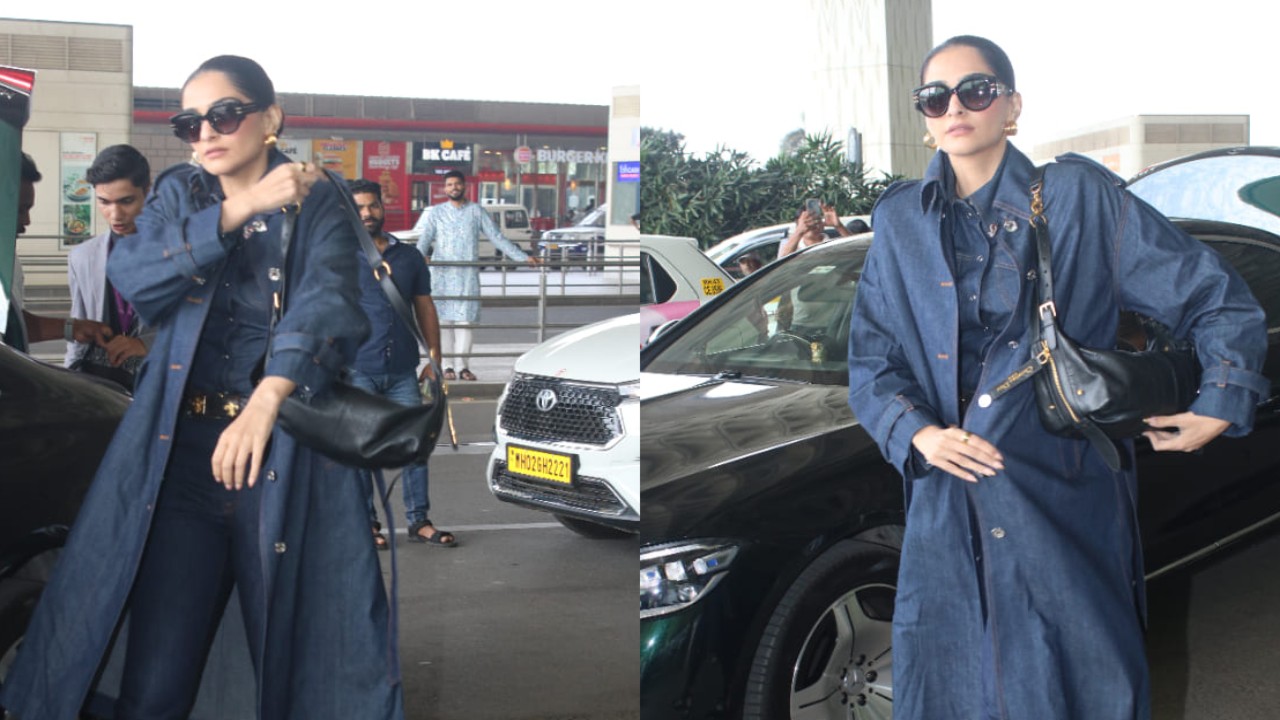 Sonam proves her fashion is constantly evolving with denim outfit and DIOR bag of ₹3.8L