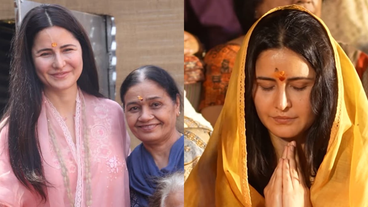 Katrina Kaif at Prayagraj Mahakumbh dons two stunning ethnic ensembles, exuding minimalism