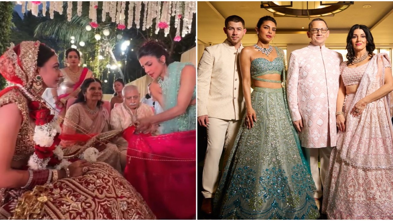 Priyanka Chopra tightly ties her brother Siddharth's knot with Neelam Upadhyaya; don’t miss Nick Jonas and his parents dancing in baraat