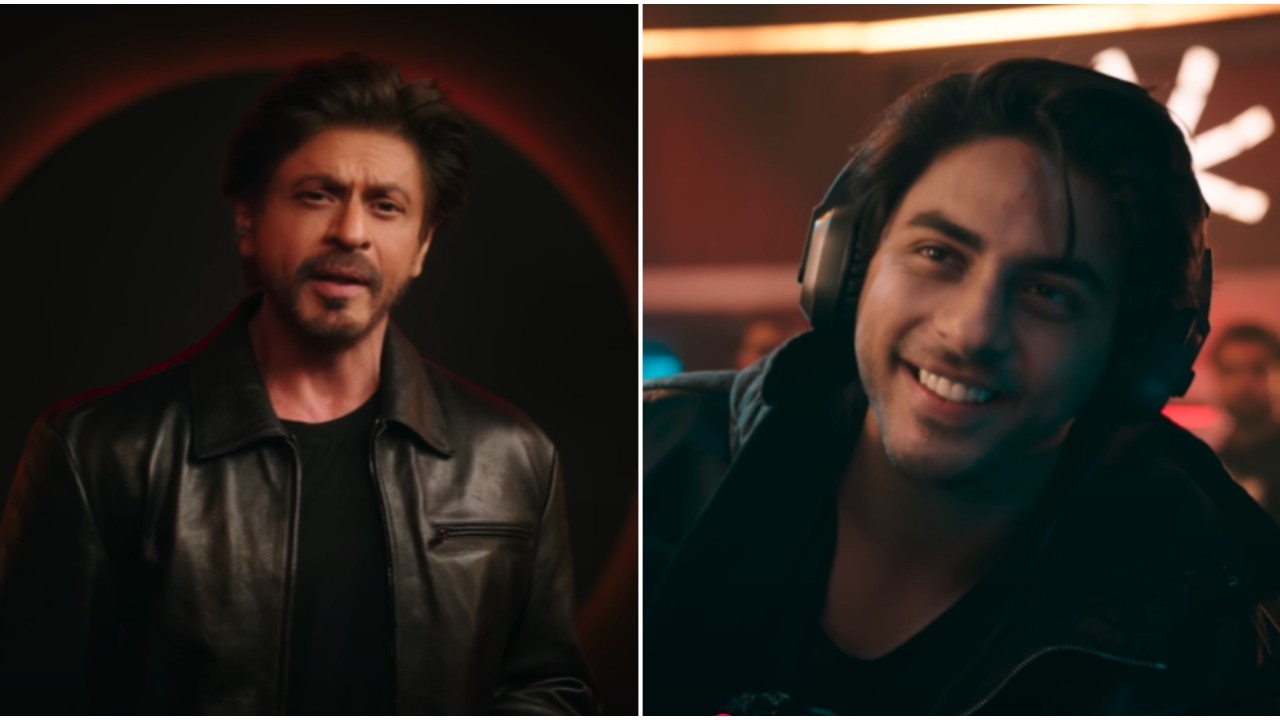 Shah Rukh Khan unveils title of Aryan Khan’s directorial debut series as The Bads of Bollywood; don’t miss father-son duo’s hilarious banter