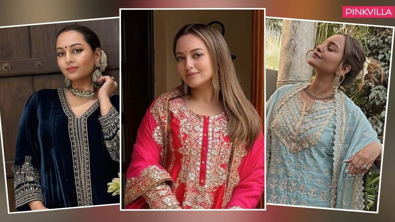 Sonakshi's latest mehndi, wedding & reception looks perfectly balance elegance & tradition