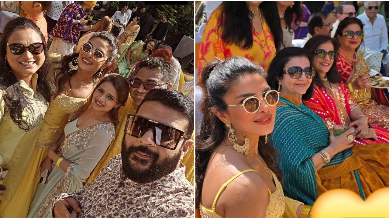 Priyanka Chopra is a vision in ethnic at brother Siddharth and Neelam Upadhyaya’s Haldi ceremony; see INSIDE glimpses