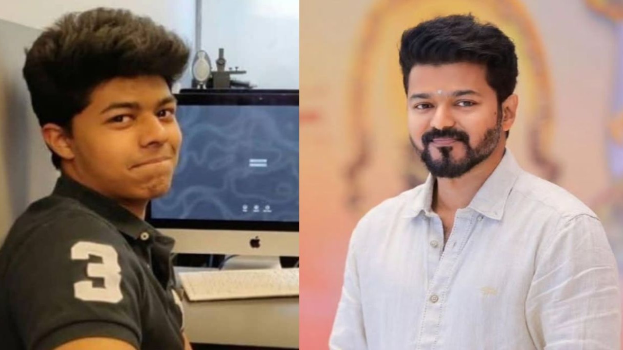 Jason Sanjay’s latest appearance bears a striking resemblance to his dad Thalapathy Vijay