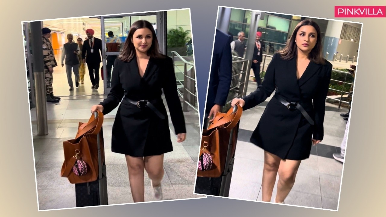 Parineeti Chopra in classy black-mini dress brings her power dressing to airport