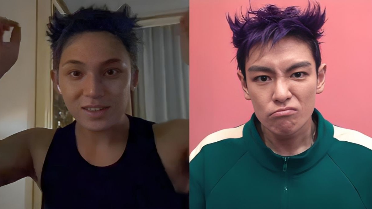 SEVENTEEN's Mingyu: courtesy of @jeonghannisms (X), T.O.P as Squid Game 2's Thanos: courtesy of Netflix Korea