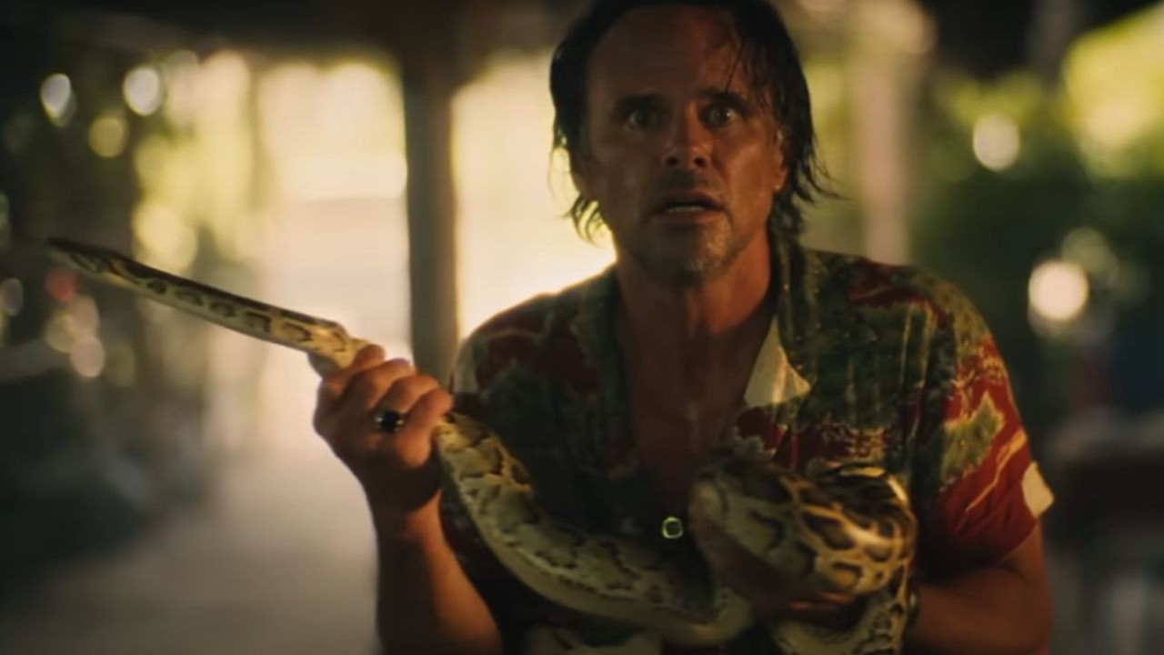 Walton Goggins about being bitten by a snake 