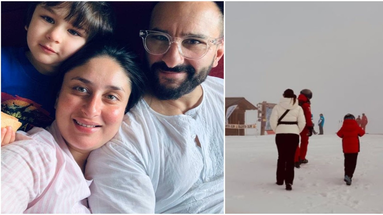 Kareena Kapoor shares PICS from her snowy getaway with Saif Ali Khan, Taimur and it'll make you want to plan a trip right away