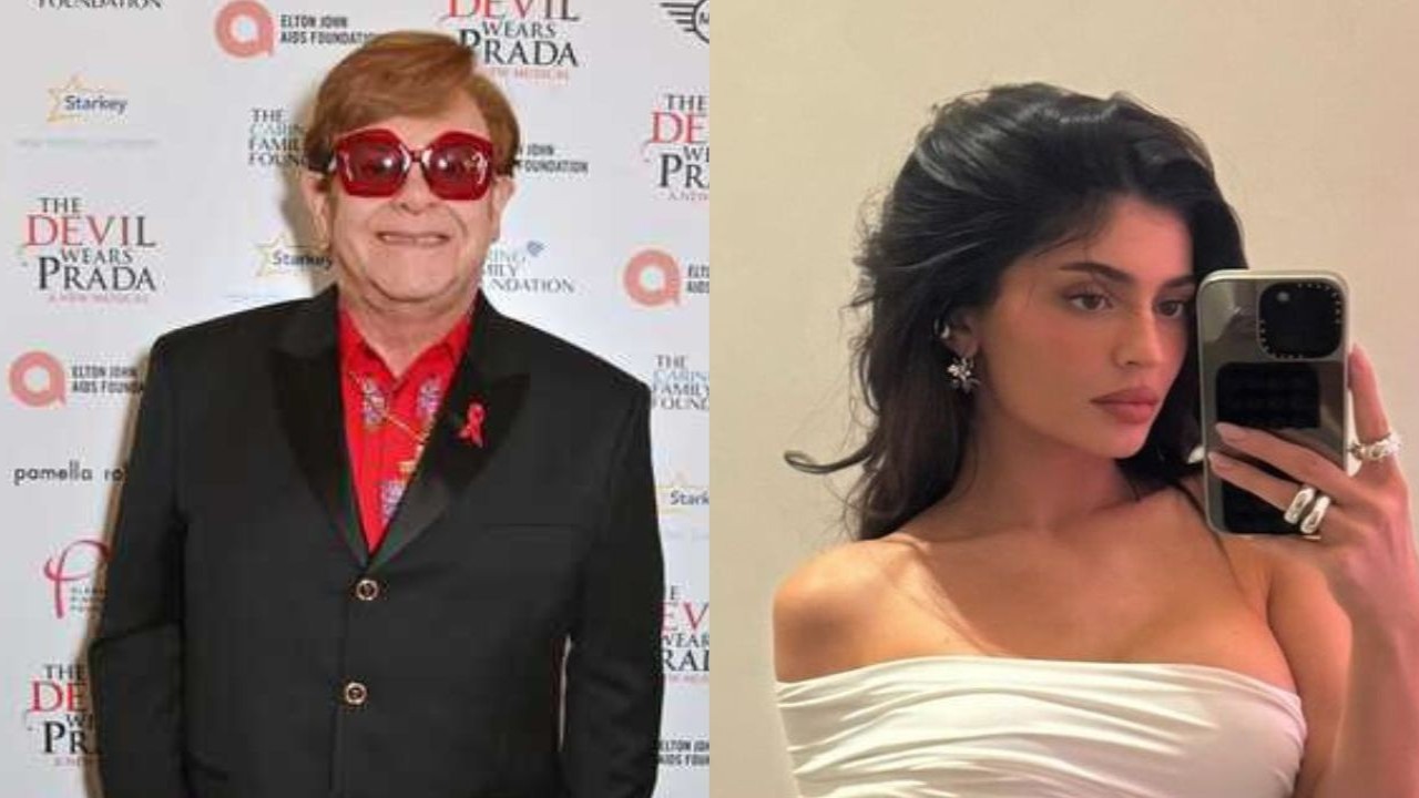 Elton John (CC: Getty images) and Kylie Jenner (CC: Instagram)