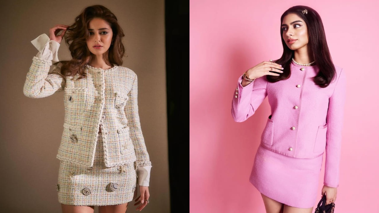 Ananya Panday vs Khushi Kapoor fashion face-off: Who served the ultimate luxury moment in cropped jackets and mini skirt co-ords?