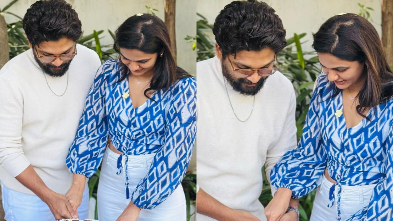 Allu Arjun and Allu Sneha Reddy celebrate 14th wedding anniversary with a romantic gesture