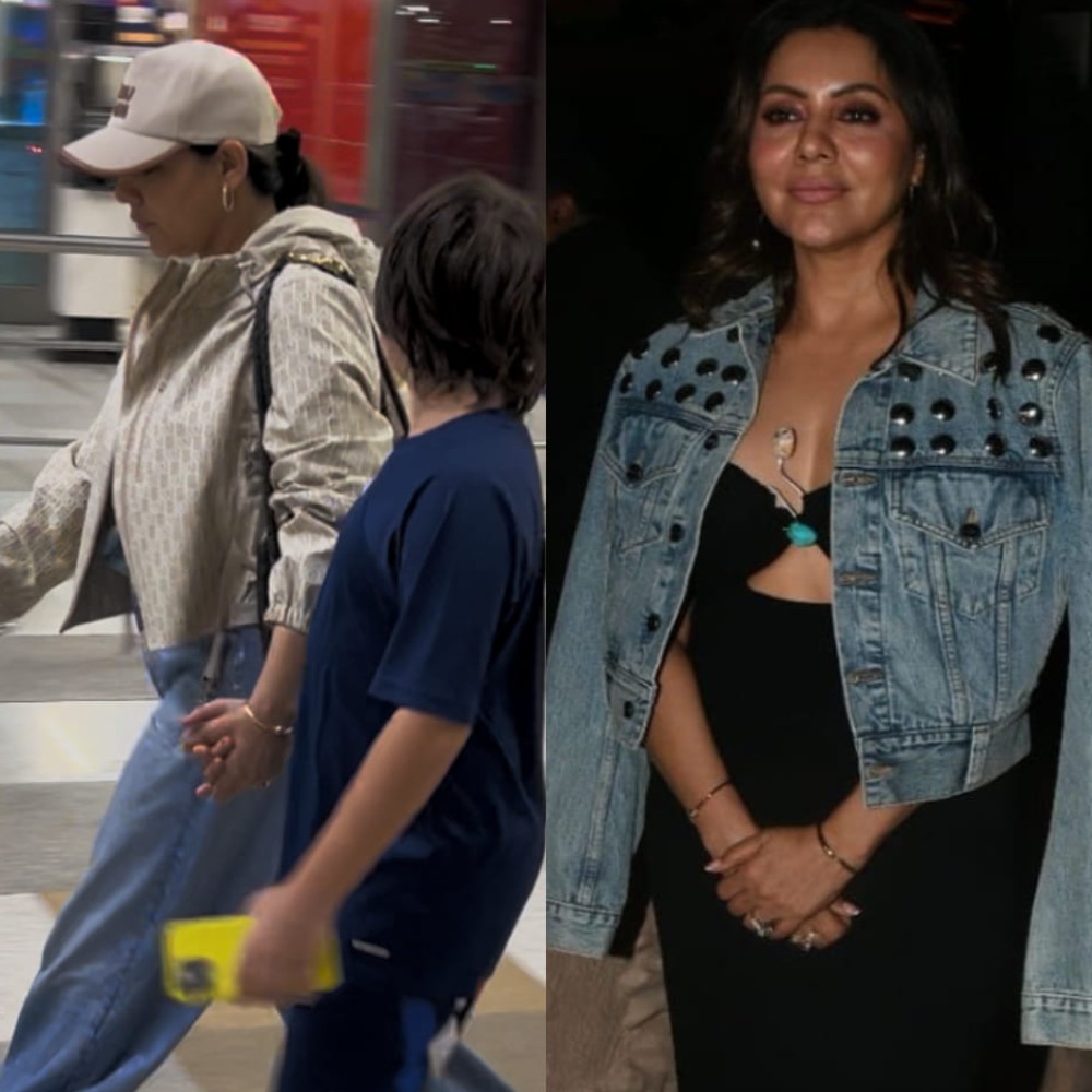 Gauri Khan wears Rs 3,60,000 crop Dior jacket at airport and pulls it off effortlessly 