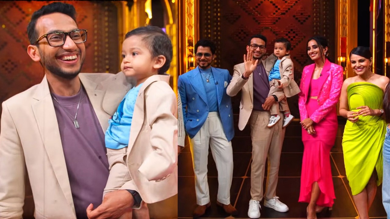 Ritesh Agarwal celebrates son Ary’s 1st birthday on Shark Tank India 4 sets; Watch