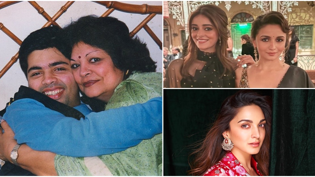 Karan Johar pens sweet note on his ‘galaxy’ Hiroo Johar's 82nd birthday; Ananya Panday, Alia Bhatt, Kiara Advani, and more are all heart