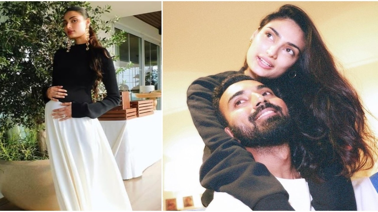 Mom-to-be Athiya Shetty showers love on husband KL Rahul for Champions ...