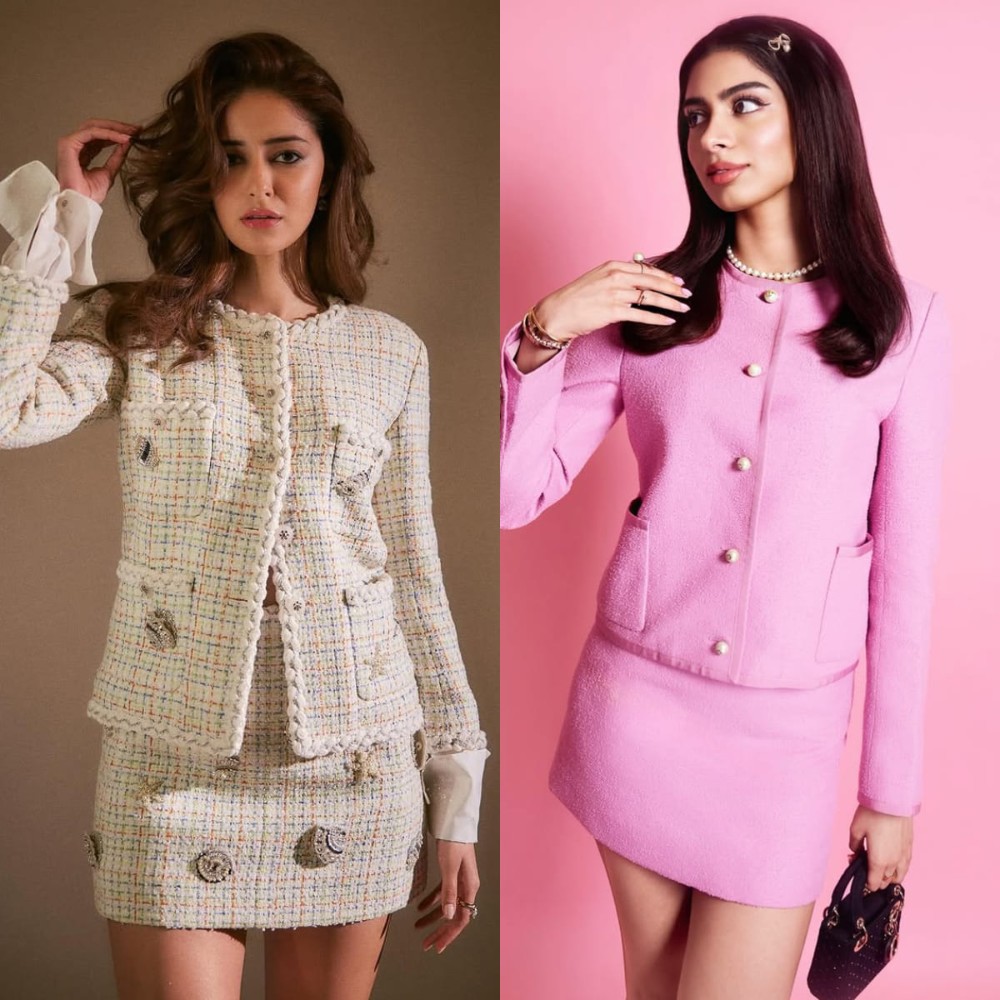 Ananya Panday vs Khushi Kapoor fashion face-off: Who served the ultimate luxury moment in cropped jackets and mini skirt co-ords?