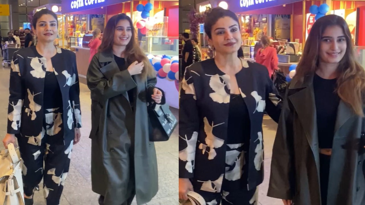 Raveena Tandon and Rasha flaunt luxury arm candies as they style designer bags worth whopping Rs 17 lakhs