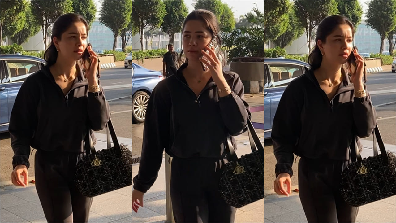 Sara Tendulkar exudes ‘ALL-BLACK’ elegance at the airport, elevates monochrome look with luxe ₹3.3 lakh bag 