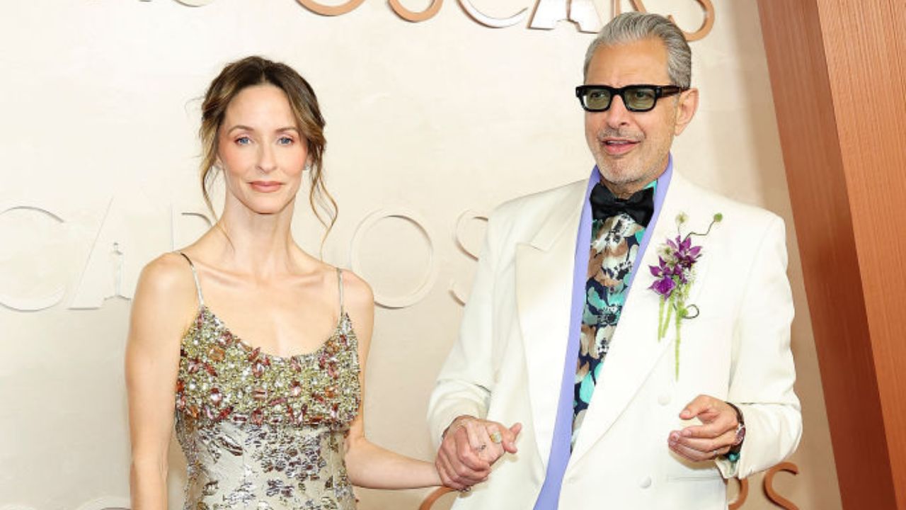 Jeff Goldblum and Emilie Livingston (Getty)