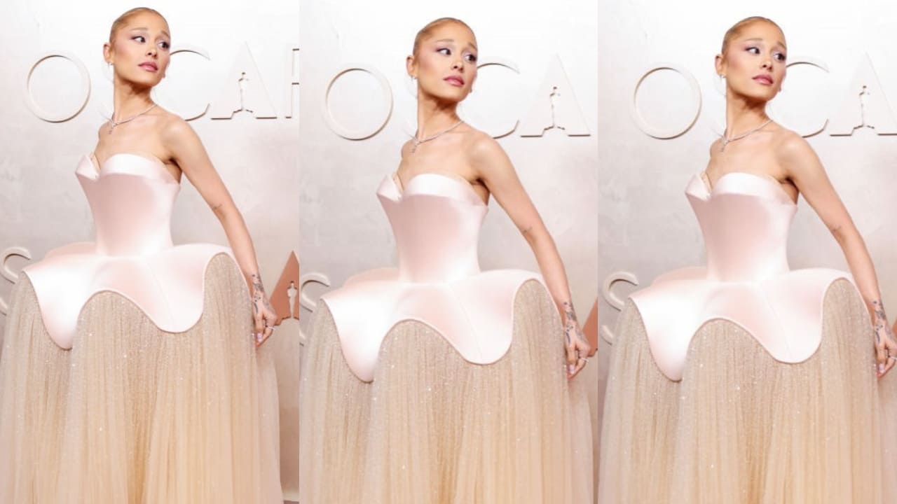 Oscars 2025: Ariana Grande stuns in 1,90,000 crystal Schiaparelli gown, Demi Moore drips in silver and BLACKPINK’s Lisa suits up in tuxedo for red-carpet