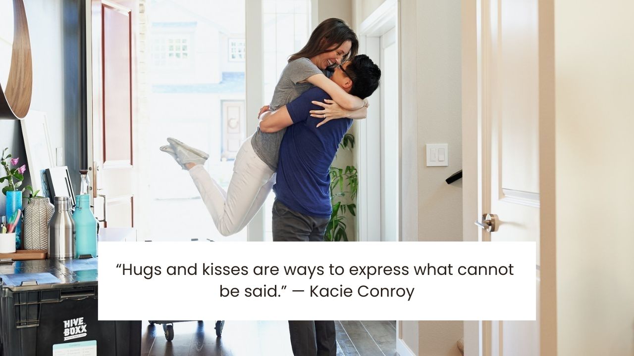 Hug And Kiss Quotes