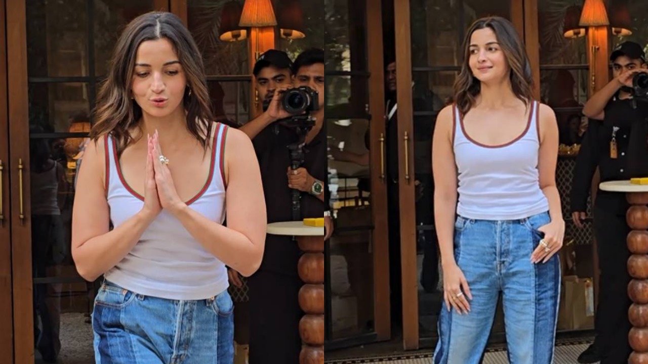 Alia Bhatt swaps regular denims with dual-tone Gucci jeans worth 2.75L, proving minimal approach never disappoints 