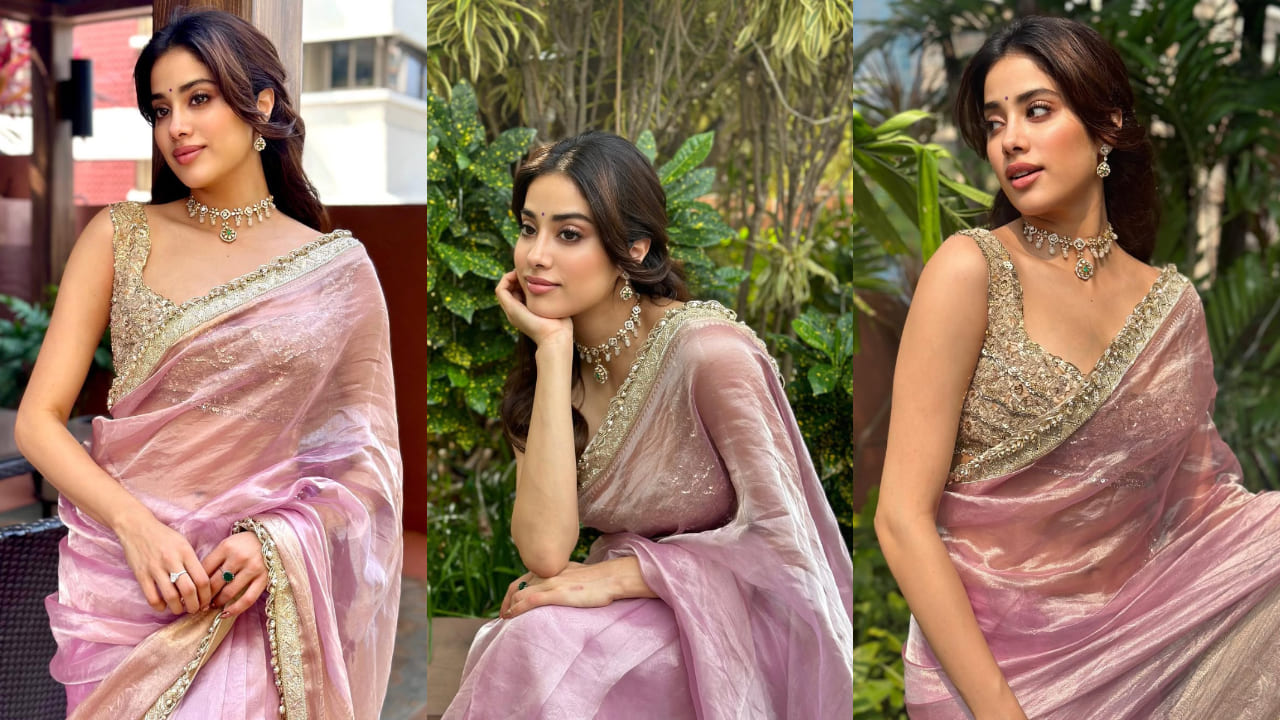 Radhika Merchant or Janhvi Kapoor; which of 2 icon nailed Manish Malhotra’s pink tissue saree look?