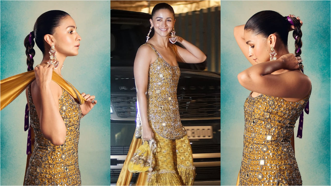 Alia Bhatt and  Shraddha Kapoor style yellow sharara set: Which of the 2 stunning looks would you recreate?