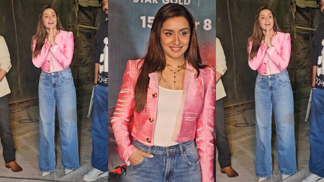 Shraddha Kapoor nails the ultimate cute girl vibe in pink jacket similar to the Rs 63K Alexander Jacket she wore in 2022