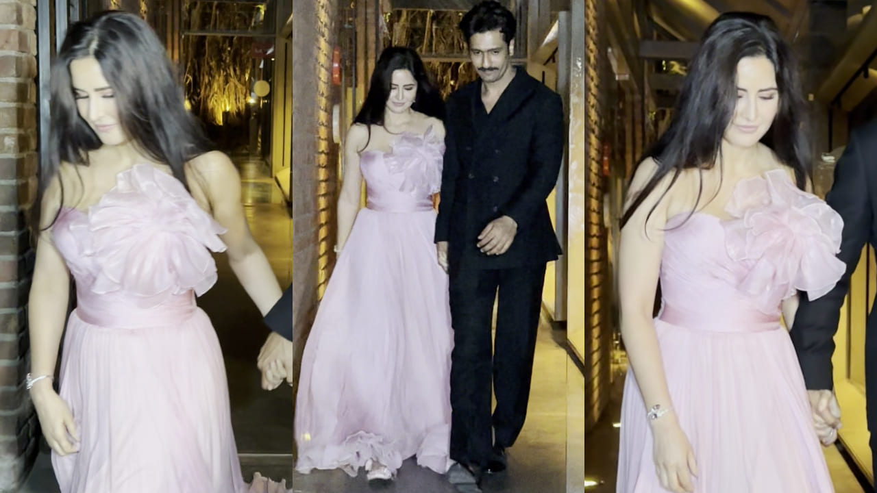 Katrina Kaif is nothing less than a Disney Princess in pastel ruby fairytale-esque gown worth Rs 4.45 lakh. PC: Varinder