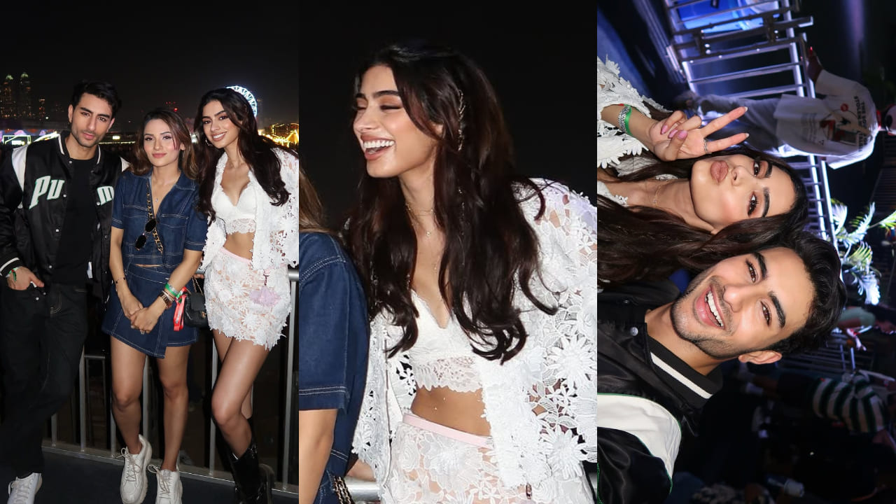 Khushi Kapoor serves slay bomb energy in luxe white jacket and miniskirt worth Rs 91,070; serving high fashion goals 