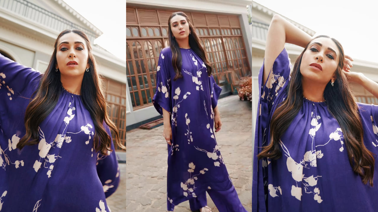 Karisma Kapoor’s Kimono co-ord set worth Rs 15k is the perfect summer fashion staple. PC: Vidhi Godha