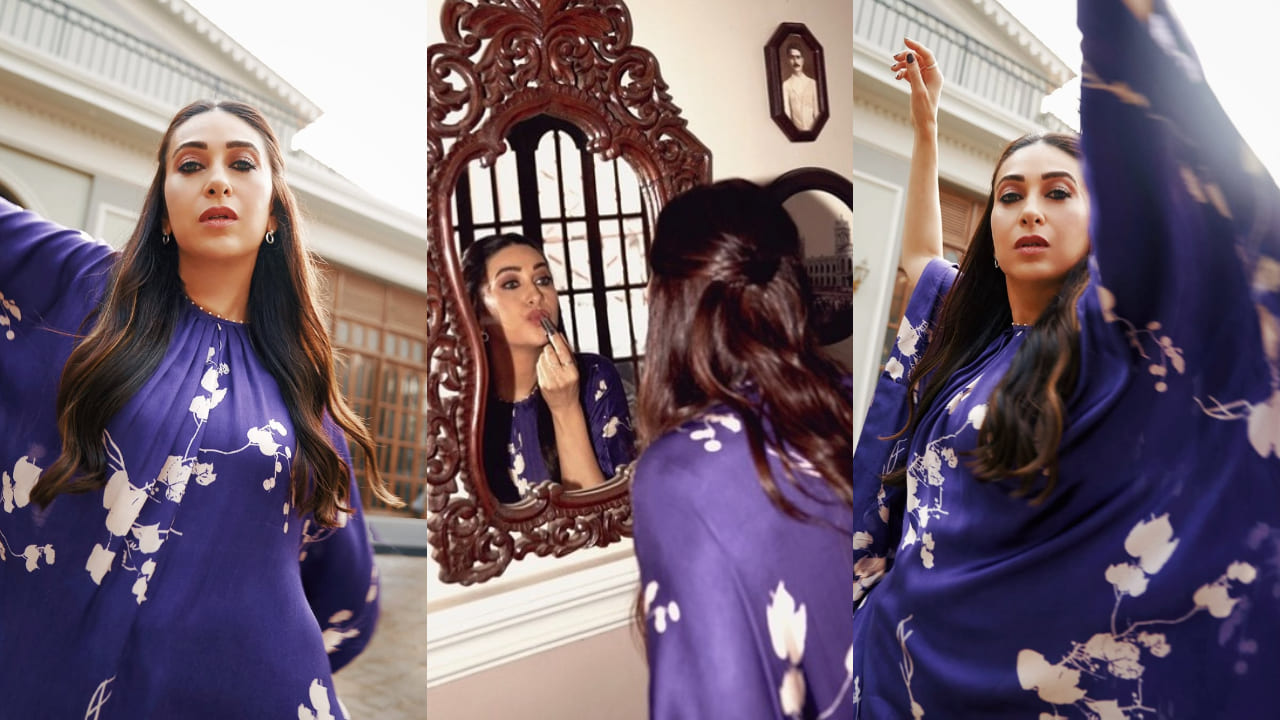 Karisma Kapoor’s Kimono co-ord set worth Rs 15k is the perfect summer fashion staple. PC: Vidhi Godha