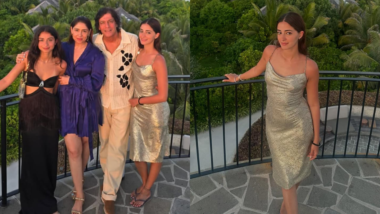 Ananya Panday celebrates her sister’s birthday in a champagne dress worth Rs 26K, staying true to her ‘I am here to slay’ mantra