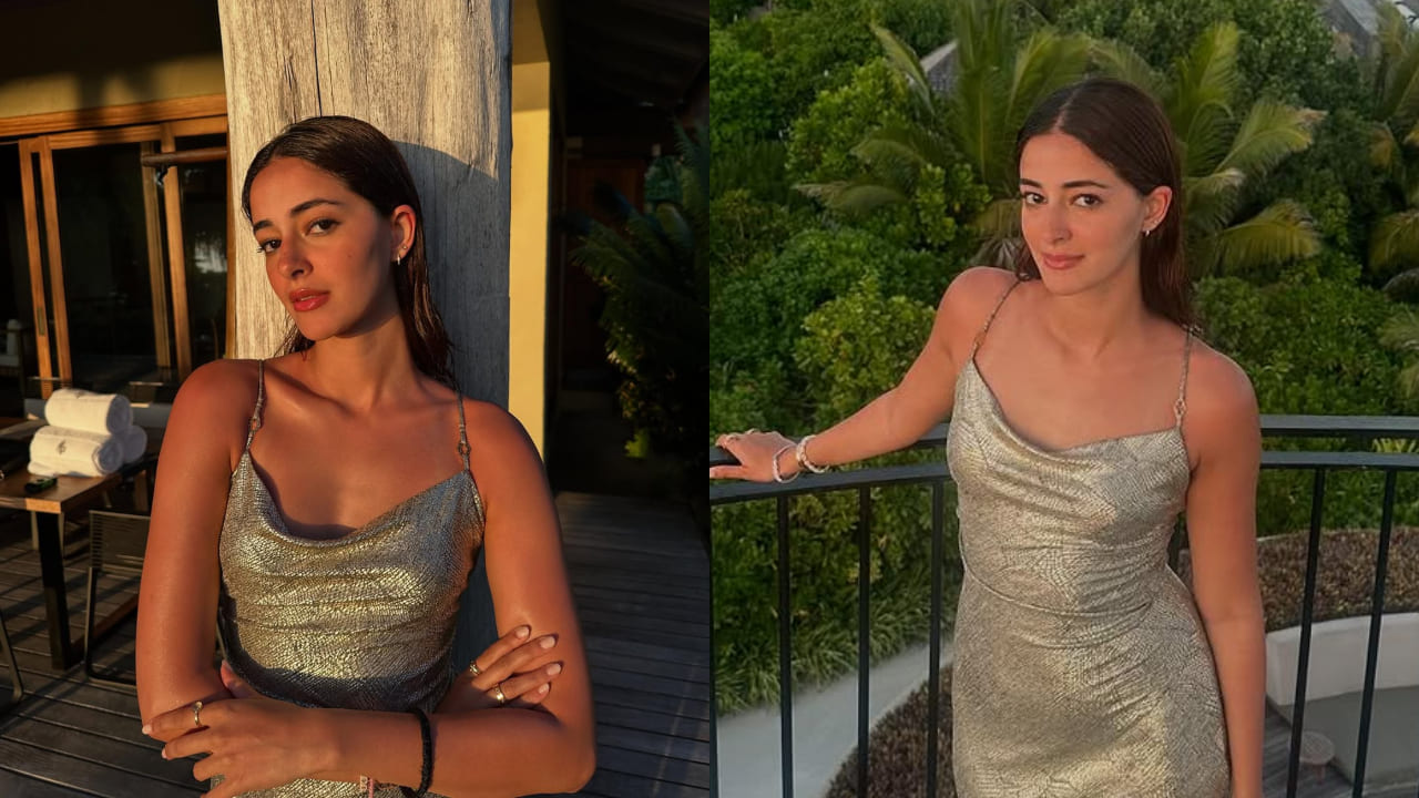 Ananya Panday celebrates her sister’s birthday in a champagne dress worth Rs 26K, staying true to her ‘I am here to slay’ mantra