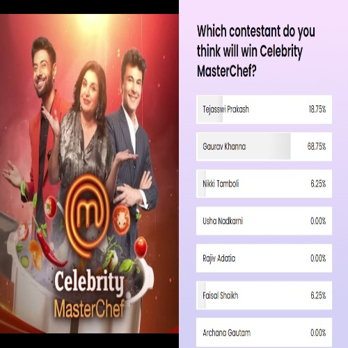 Celebrity MasterChef Poll result