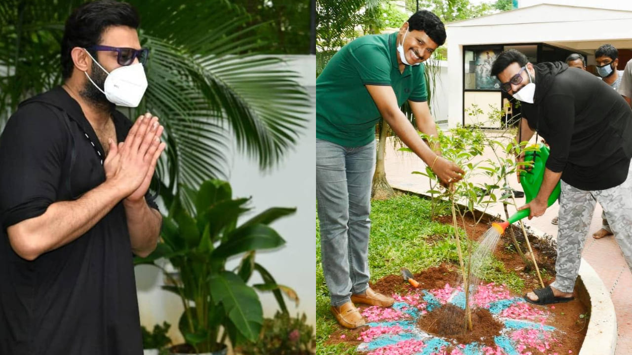 Prabhas at his home in Hyderabad (PC: Prabhas, Facebook)