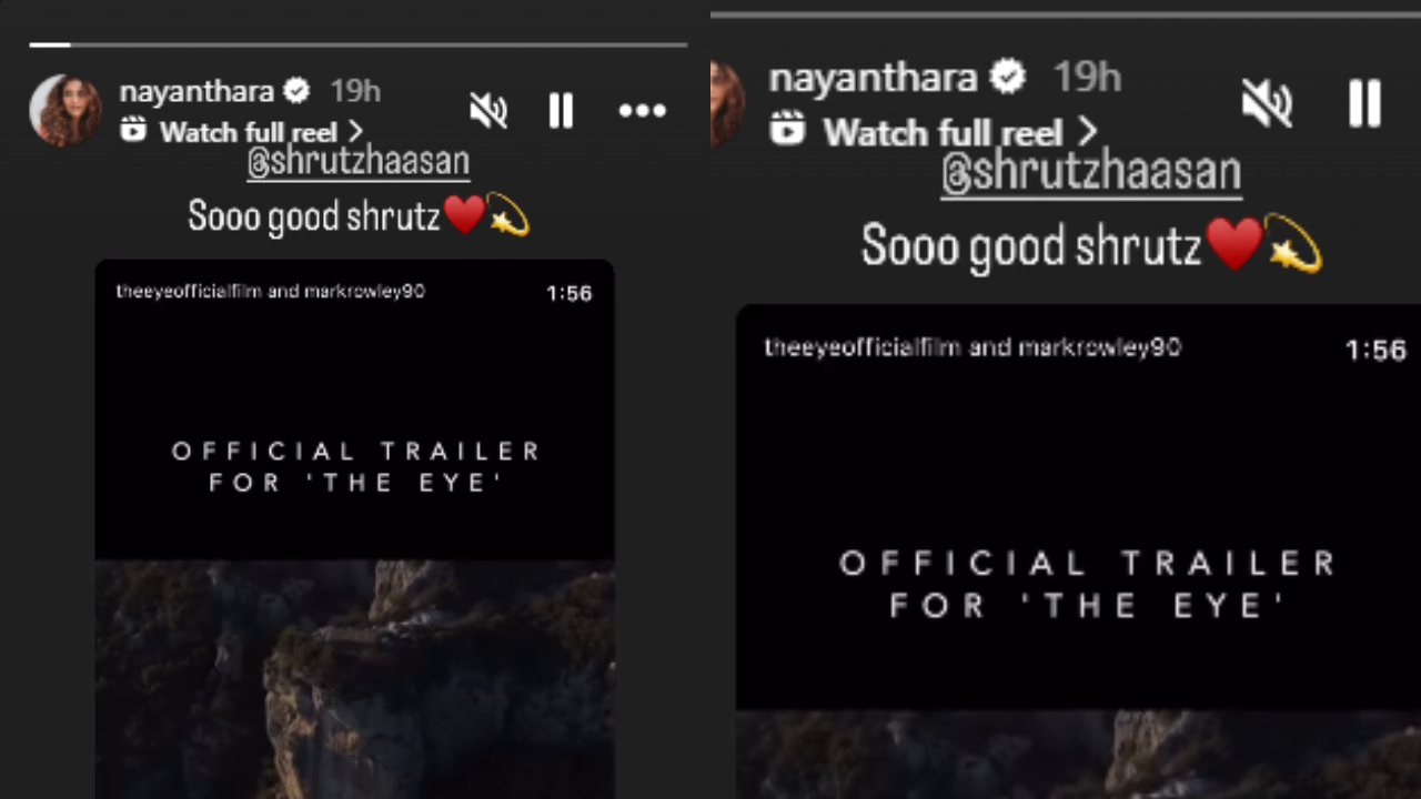 Nayanthara Instagram Story (PC: Nayanthara Instagram)