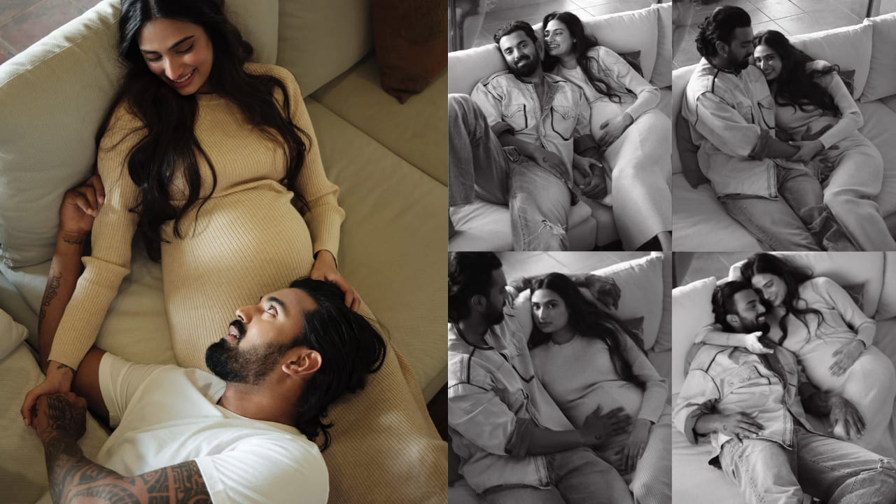 Athiya Shetty looks MAA'gical with KL Rahul in maternity photoshoot pics that's about bodycon dress and oversized silhouettes