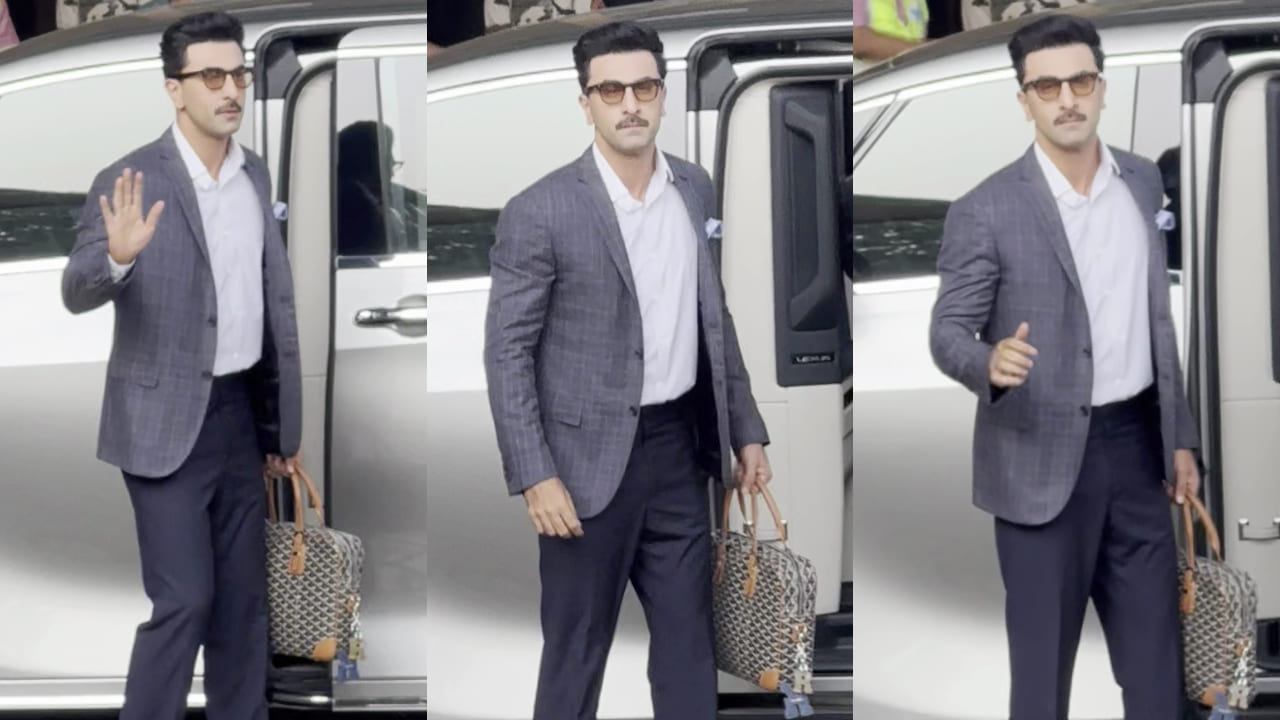 Ranbir Kapoor serves polished look in three-piece ensemble elevated with Goyard Briefcase worth over Rs 8,70,000. PS: Varinder