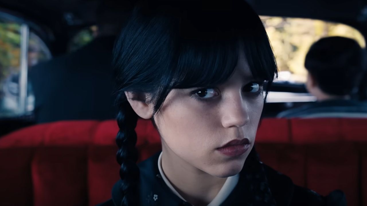 Jenna Ortega in Wednesday (via YouTube/Netflix)