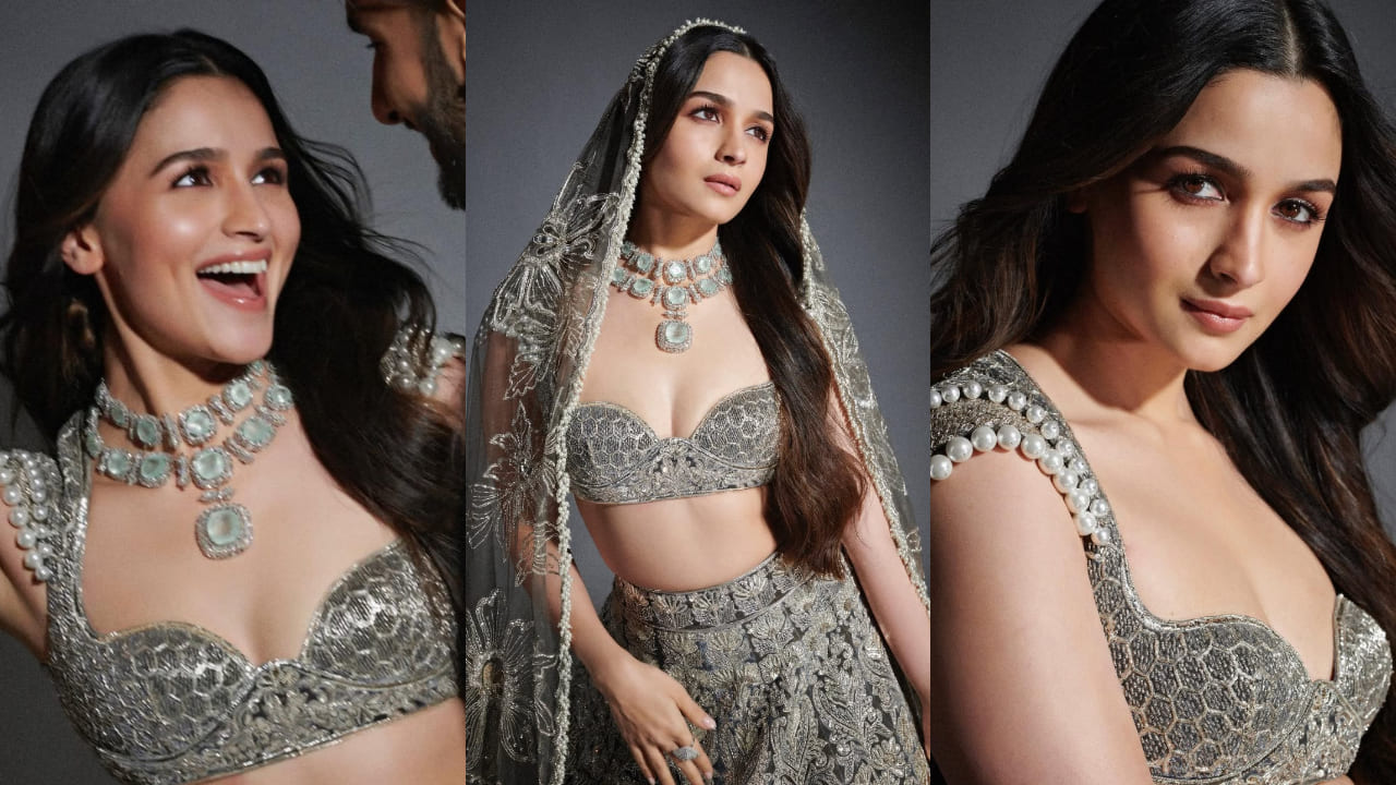 Alia Bhatt Vs Shraddha Kapoor Fashion Face-off: Who grabs the spotlight in silver sheen lehenga? PS: The house of pixels