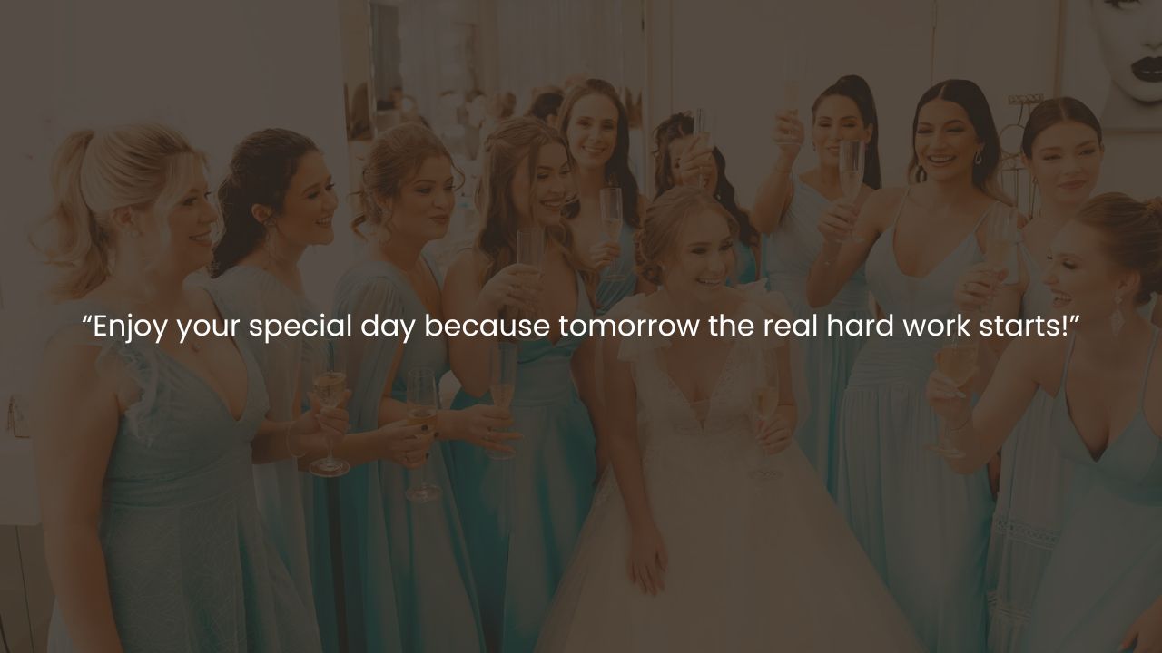 Funny Wedding Card Wishes for the Bride