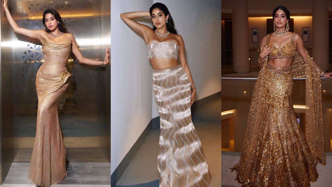 Janhvi Kapoor’s 5 bedazzling golden outfits are every brown girl’s dreams. PS: Janhvi Kapoor IG