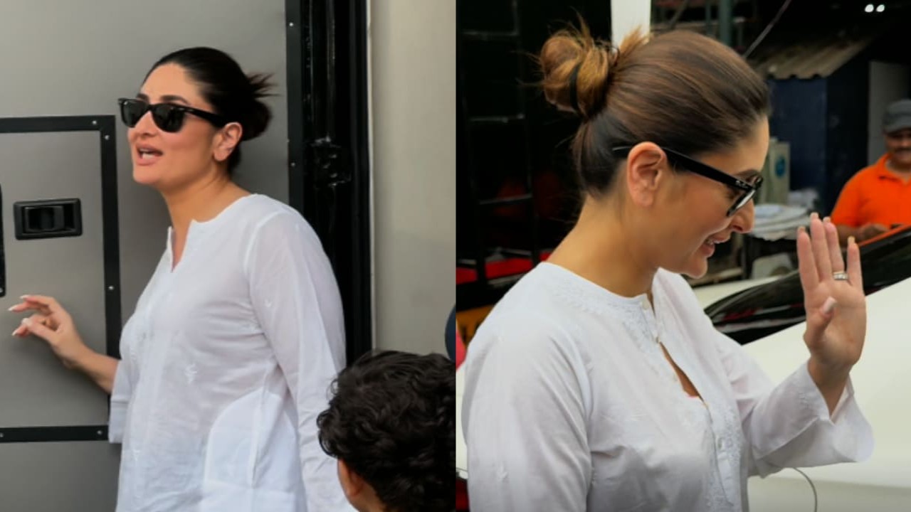 Kareena Kapoor serves the perfect Holi 2025 look, styles white kurti with Ray-Bans worth about Rs 18k