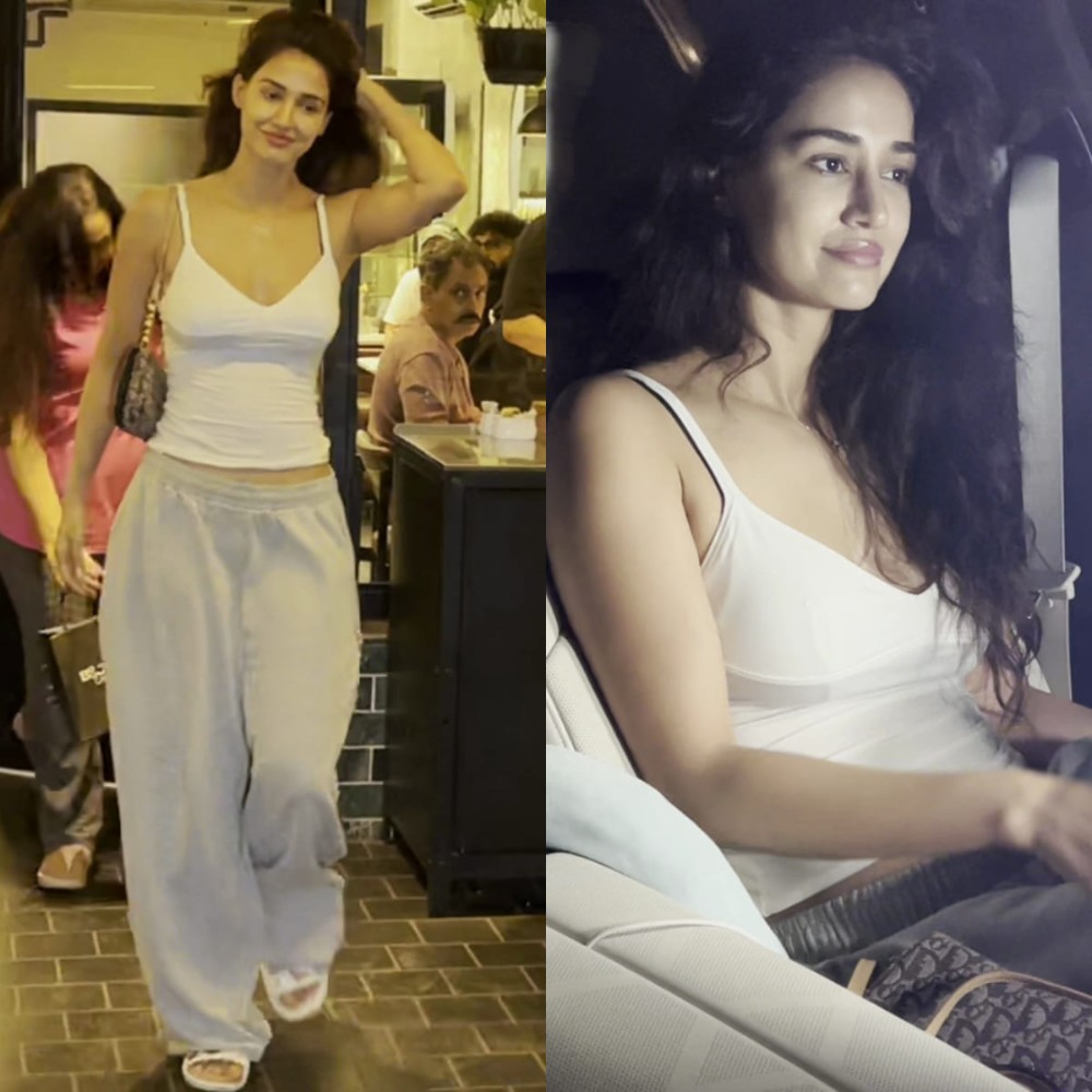 Disha Patani’s tank top and sweatpants combo never goes out of style, here’s how she styled it with Dior bag